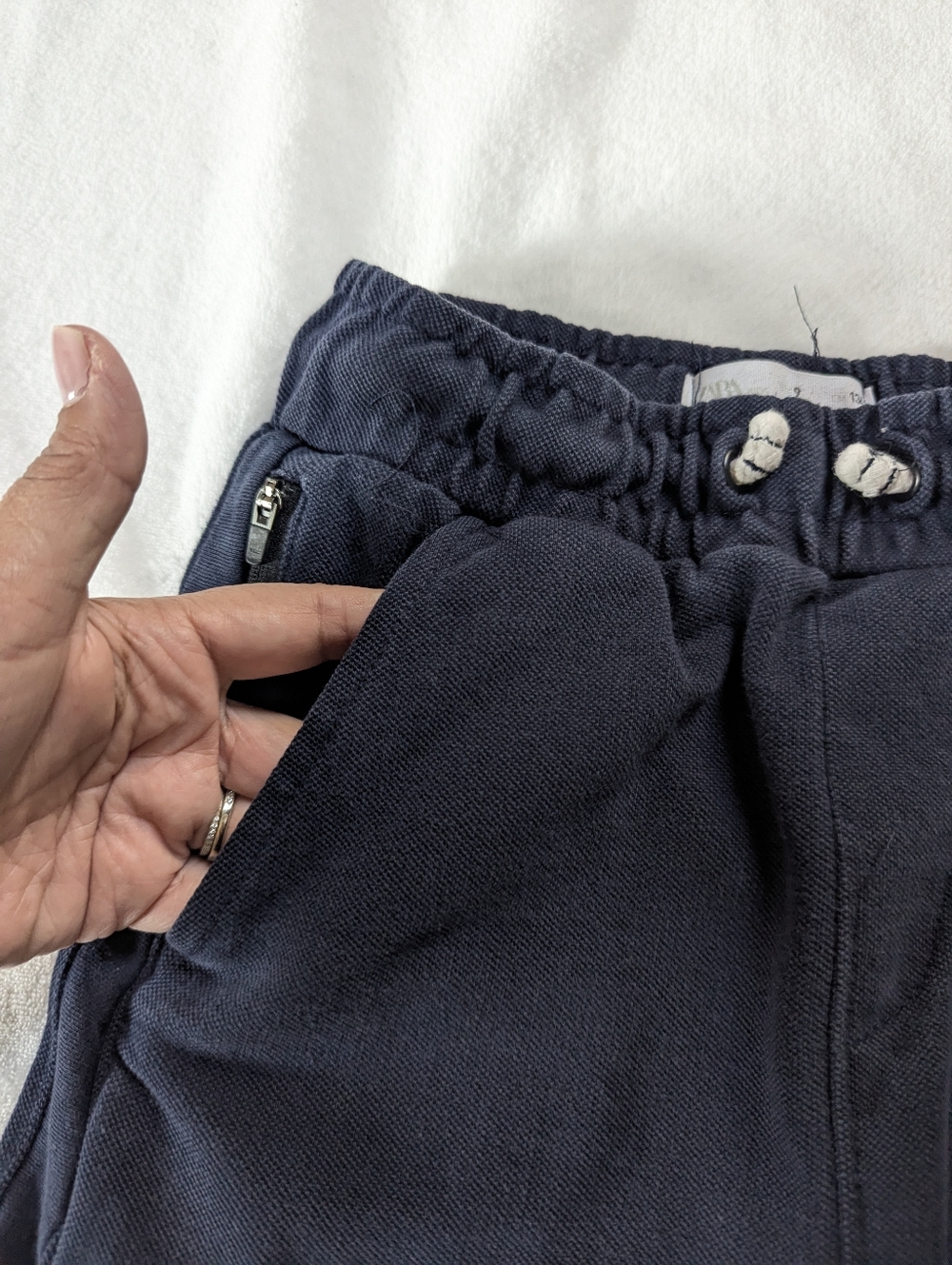 Zara Kids Navy Jogger Sweatpants - Picture 3 of 5